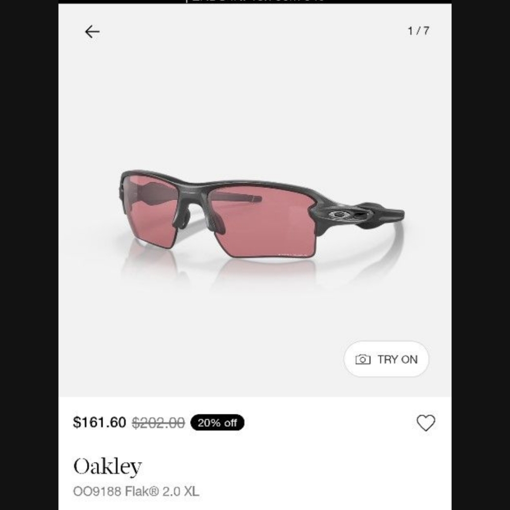 NWT Oakley Rectangular Sunglasses